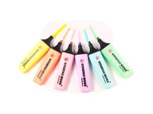 Marca Texto Stabilo Boss Original Pastel 6 Cores