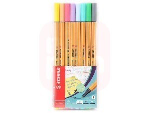 Caneta Stabilo Point 88 - Kit 8 Cores