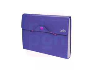 Pasta Sanfonada mini com 12 divisórias FullColor Dello Roxo