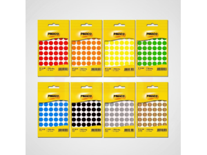 Etiqueta Redonda N°12 C/ 210 - Pimaco